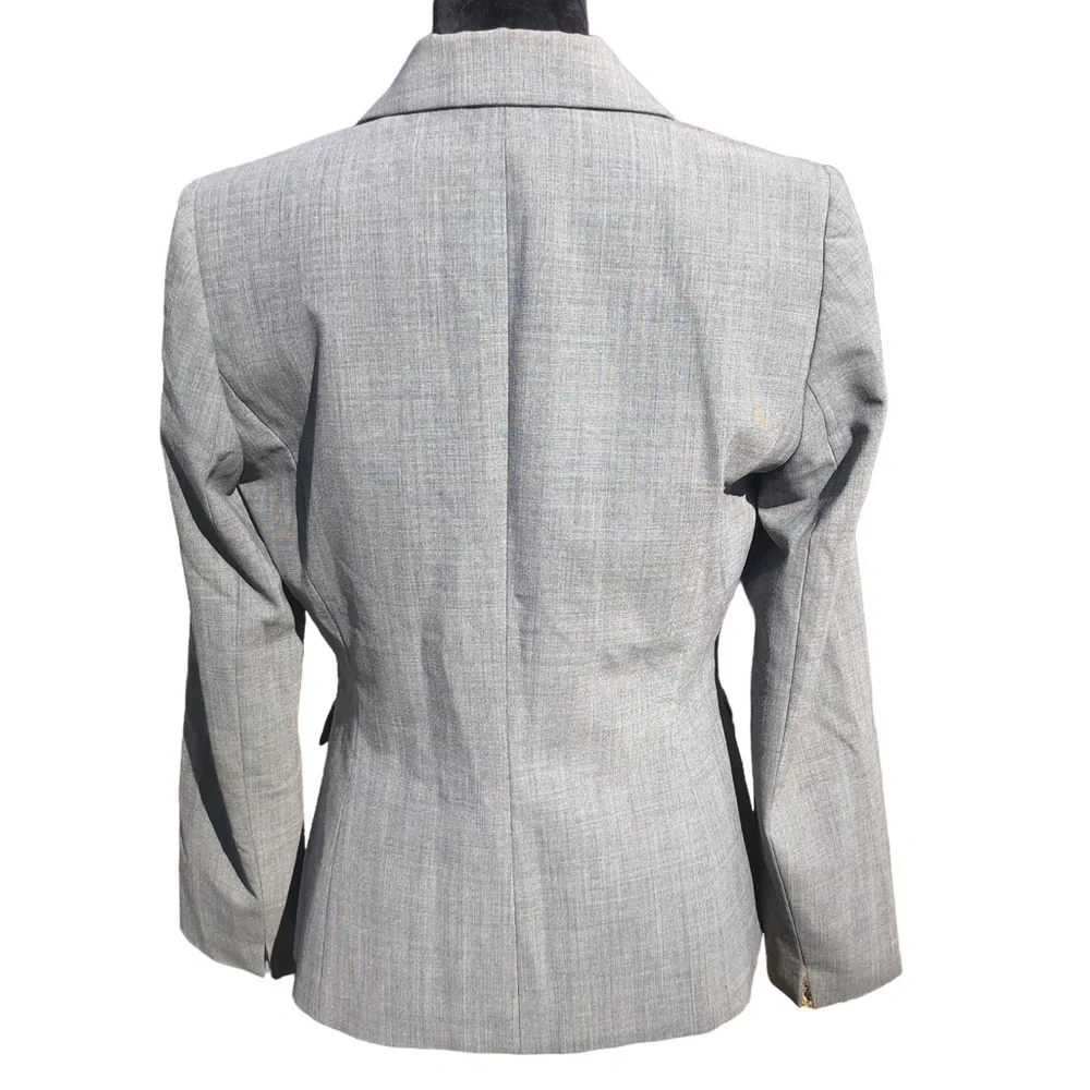 Alex Maria Pale Gray Career Blazer size 6 - Picture 6 of 10